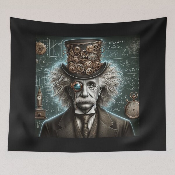 Item preview, Albert Einstein Steampunk  designed and sold by sevenmountains.
