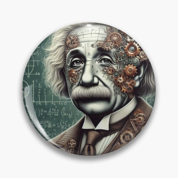 Item preview, Albert Einstein Steampunk  designed and sold by sevenmountains.