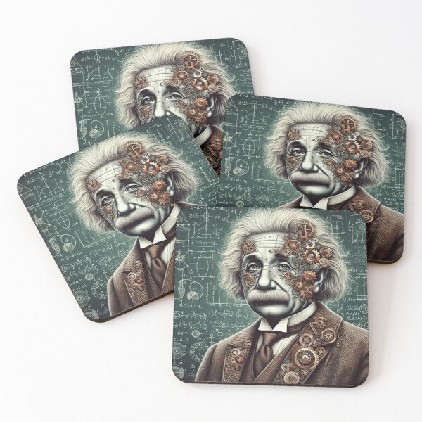 Item preview, Albert Einstein Steampunk  designed and sold by sevenmountains.