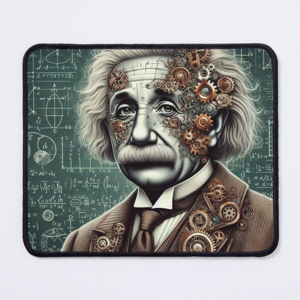 Item preview, Albert Einstein Steampunk  designed and sold by sevenmountains.