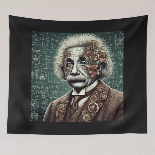 Item preview, Albert Einstein Steampunk  designed and sold by sevenmountains.
