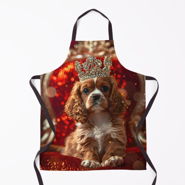 Item preview, Royal Pup: A Sparkling Portrait designed and sold by AI-Only Creations.