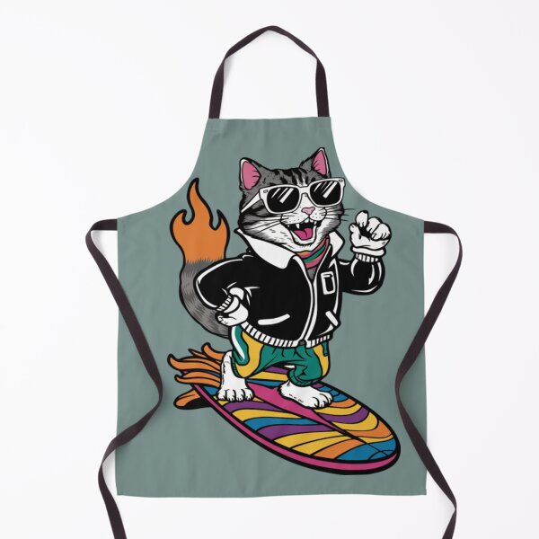 Item preview, Surfer Cat designed and sold by ArtistryAve.