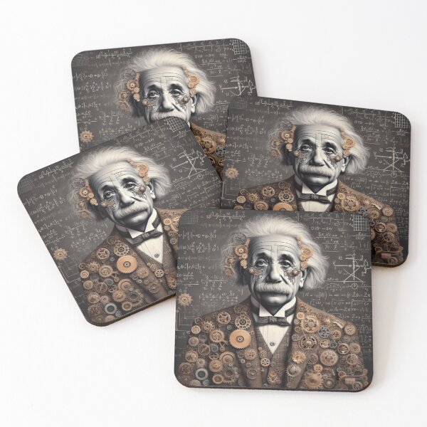 Item preview, Albert Einstein Steampunk designed and sold by sevenmountains.