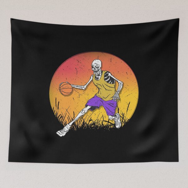 Item preview, Basketball Skeleton Sunset designed and sold by franktact.