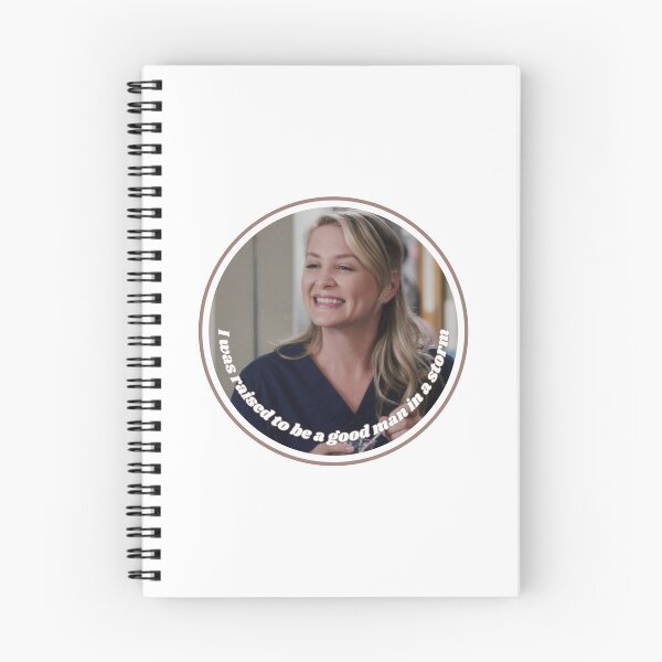 Item preview, Arizona Robbins Quote - I was raised to be a good man in a storm designed and sold by -Joanne-.
