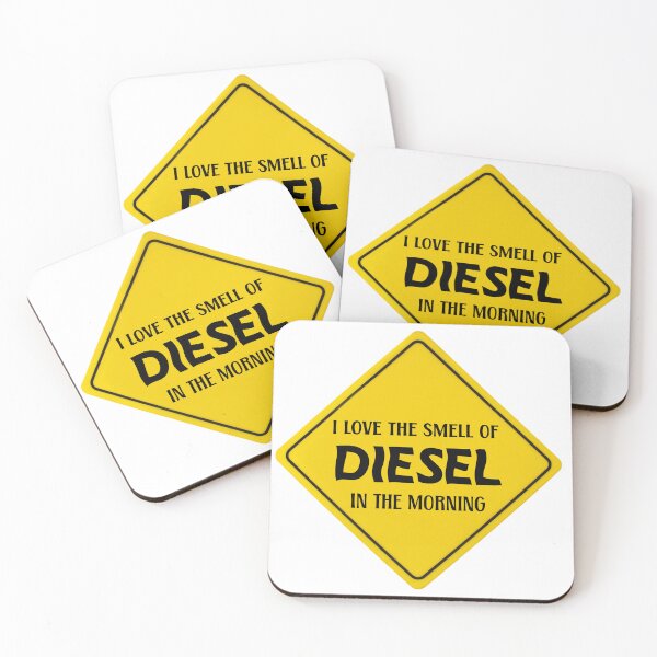 Item preview, i love the smell of diesel in the morning yellow sign designed and sold by Kondi-Art.