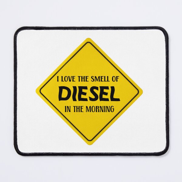 Item preview, i love the smell of diesel in the morning yellow sign designed and sold by Kondi-Art.
