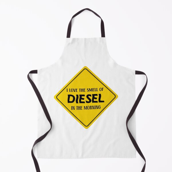 Item preview, i love the smell of diesel in the morning yellow sign designed and sold by Kondi-Art.