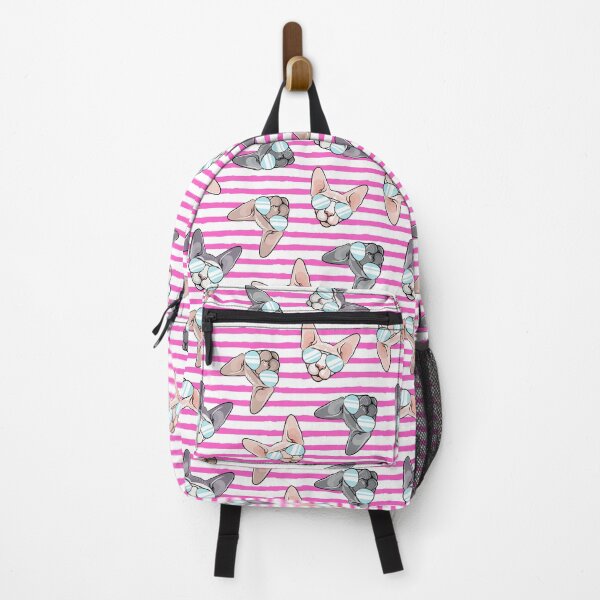 Item preview, Cool Cats / Sphynx Cats - Pink designed and sold by littlearrow.