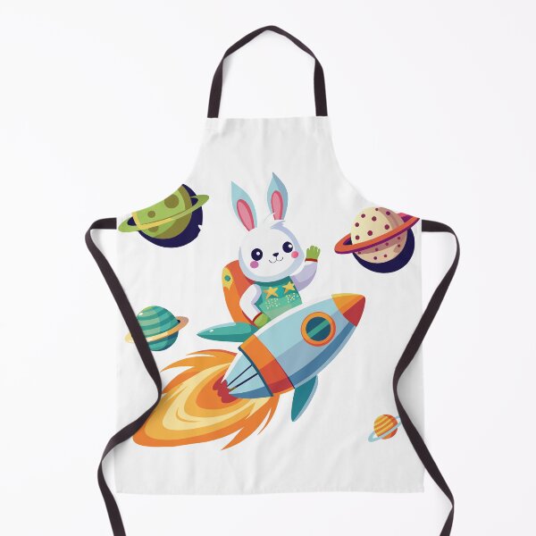 Item preview, Cute Astronaut Bunny Galaxy Fly designed and sold by omerfdln34.