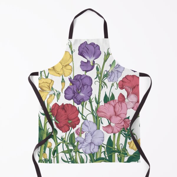 Item preview, Sweet pea embroidery designed and sold by Haji Kamora.