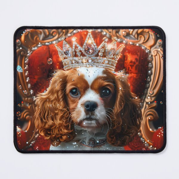 Item preview, Crowned Canine: Magical Portrait designed and sold by AI-Only Creations.