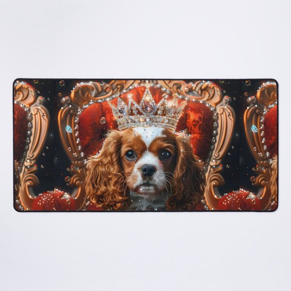 Item preview, Crowned Canine: Magical Portrait designed and sold by AI-Only Creations.