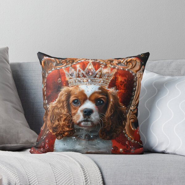 Item preview, Crowned Canine: Magical Portrait designed and sold by AI-Only Creations.