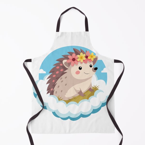 Artikelvorschau, Floral strukturierte Cutie Igel über den Wolken entworfen und verkauft von omerfdln34.
