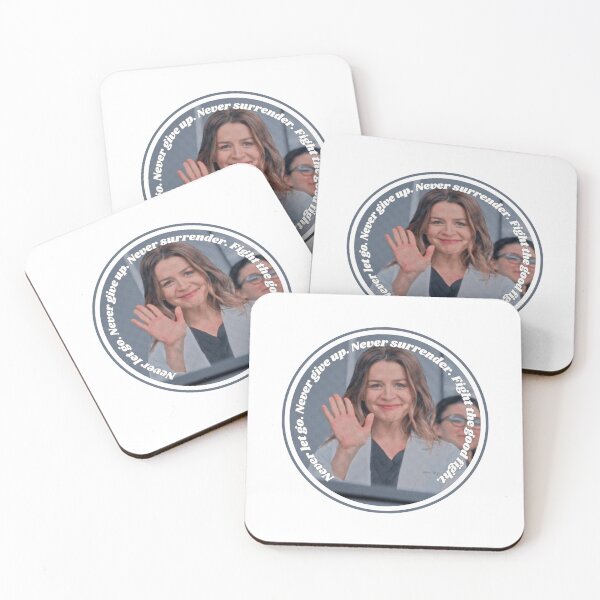 Item preview, Amelia Shepherd quote - never give up designed and sold by -Joanne-.