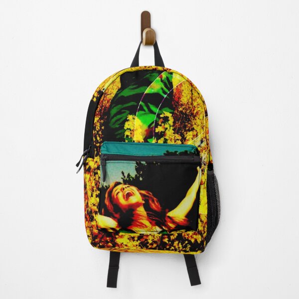 Item preview, a hippie woman jumping in the field designed and sold by bernhagen.
