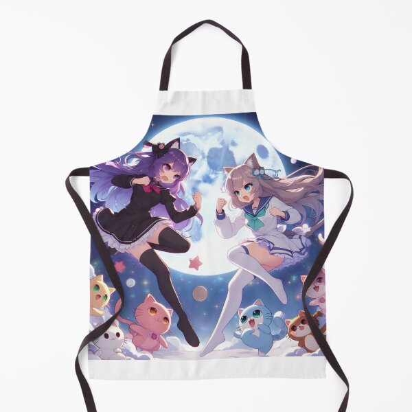 Item preview, Cat Girls Fight! designed and sold by Hustl3AsUsu4l.