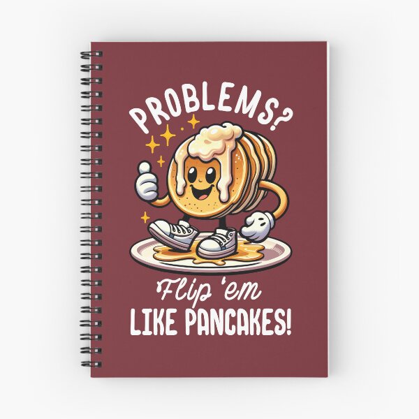 Item preview, Problems? Flip 'em Like Pancakes! - Motivational designed and sold by nameonshirt.