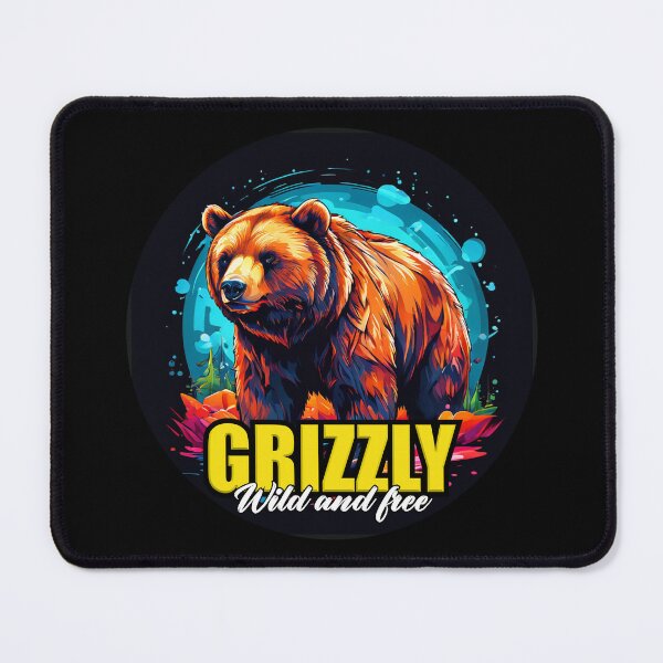 Item preview, WILD AND FREE BEAR designed and sold by arteseestampas.