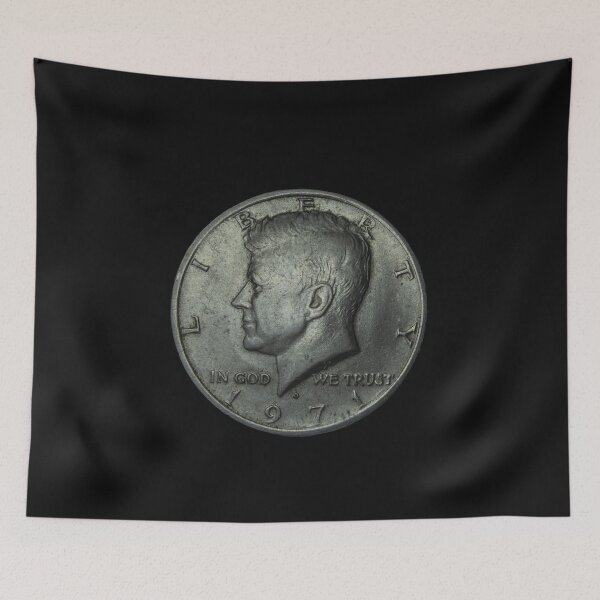 Item preview, Kennedy half dollar - Coin collector numismatic designed and sold by SvarunPogani.