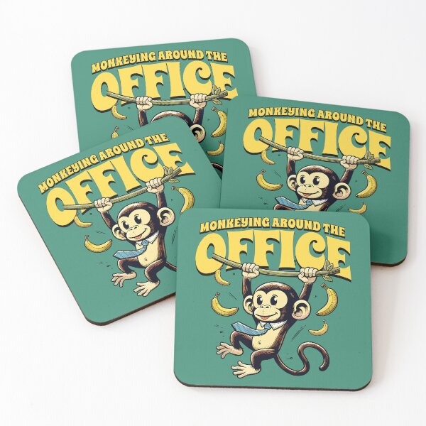 Item preview, Monkeying Around The Office Memes - Work Colleague Gift designed and sold by InkyGenies.
