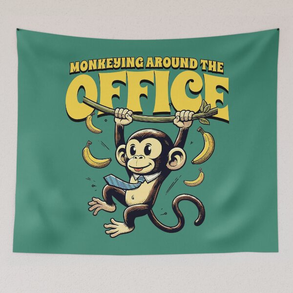 Item preview, Monkeying Around The Office Memes - Work Colleague Gift designed and sold by InkyGenies.