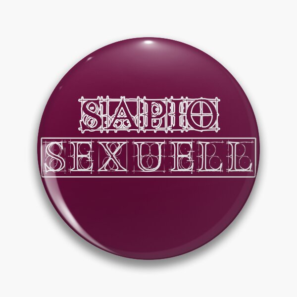 Item preview, Sapiosexuell - Old Constructed Font - White and Pink designed and sold by JoanNinjaHen.