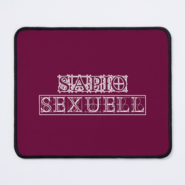 Item preview, Sapiosexuell - Old Constructed Font - White and Pink designed and sold by JoanNinjaHen.