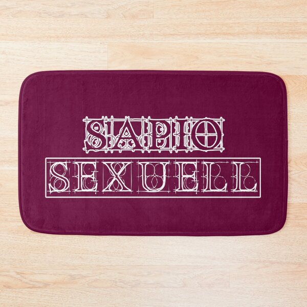 Item preview, Sapiosexuell - Old Constructed Font - White and Pink designed and sold by JoanNinjaHen.