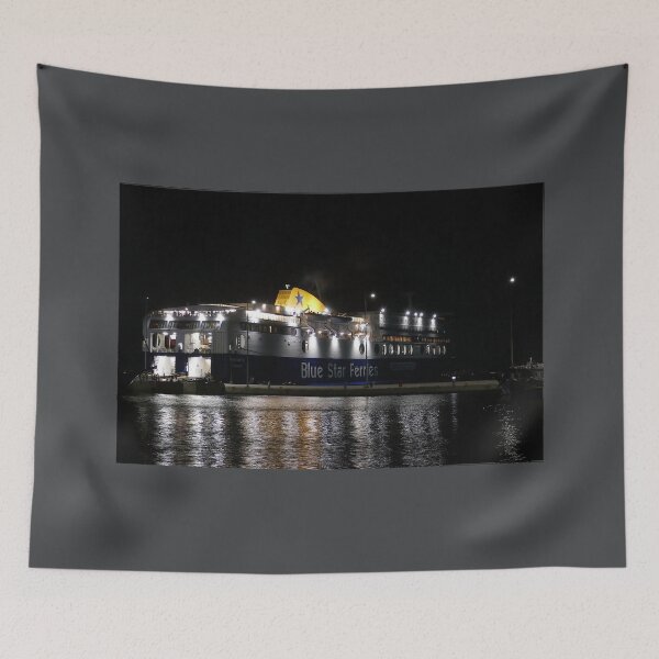 Item preview, Ferry at night, Kos Town designed and sold by paulboizot.