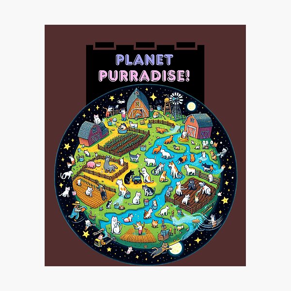 Item preview, Planet Purradise designed and sold by Trishirt.