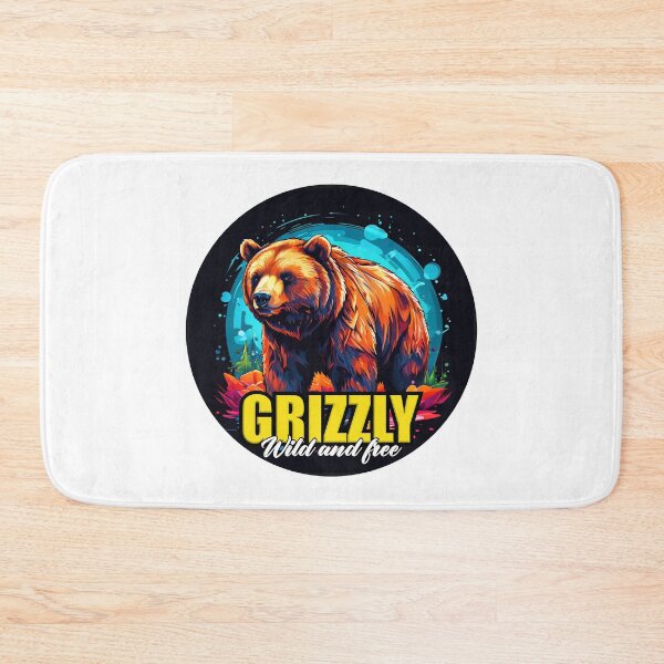 Item preview, WILD AND FREE BEAR designed and sold by arteseestampas.