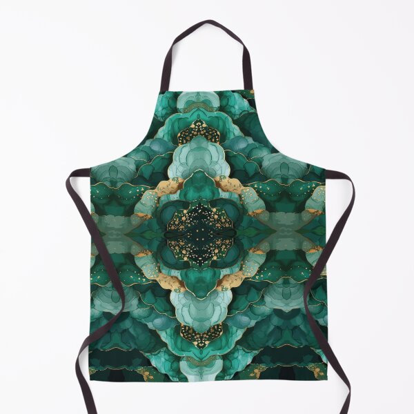 Item preview, Green marble, emerald marble, emerald, gold marble, gold designed and sold by Maria-sticker111.