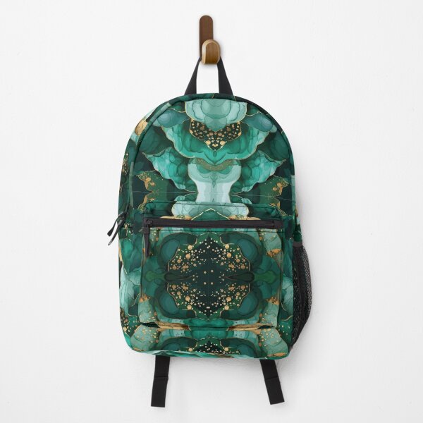 Item preview, Green marble, emerald marble, emerald, gold marble, gold designed and sold by Maria-sticker111.
