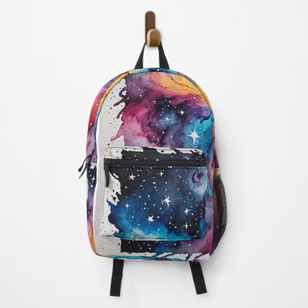Item preview, Watercolor Dueling Galaxies Spinning Rainbow Attack designed and sold by Zencookie.