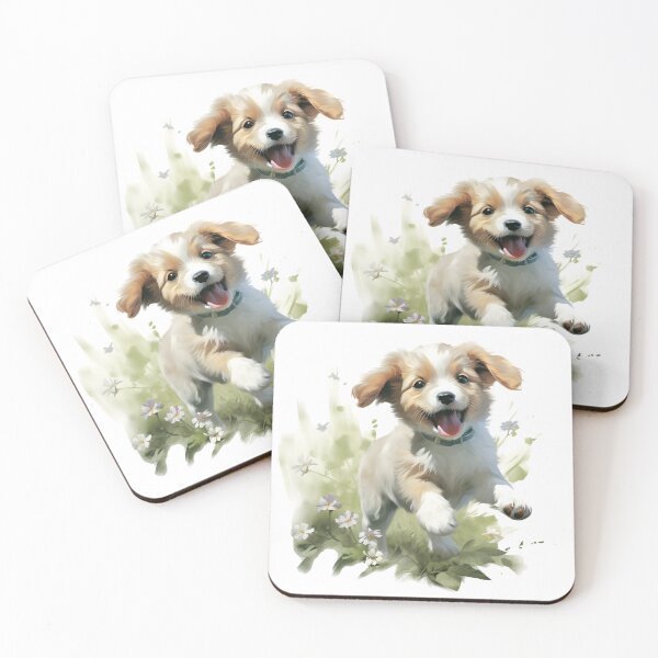Item preview, Spring Cute Animals Dog designed and sold by Eiwaprints.
