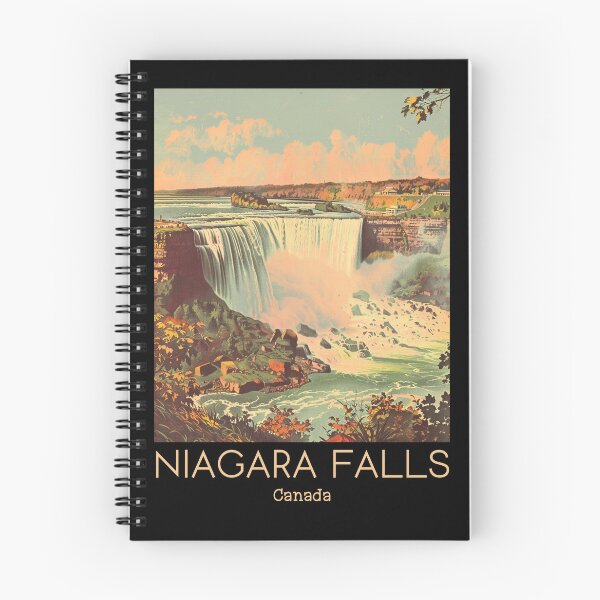 Item preview, A Vintage Travel Illustration of Niagara Falls - Canada  designed and sold by GoodOldVintage.