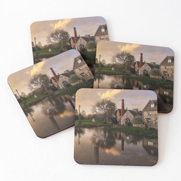 Item preview, Sunset over Lower Slaughter Cotswolds England designed and sold by Martin Fenton.