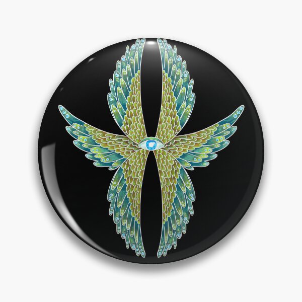 Item preview, biblically accurate angel peacock seraphim designed and sold by indiVisibl.