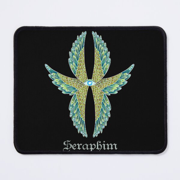 Item preview, biblically accurate angel peacock seraphim designed and sold by indiVisibl.