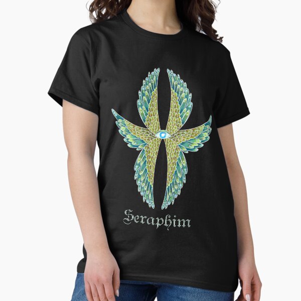 biblically accurate angel peacock seraphim Classic T-Shirt
