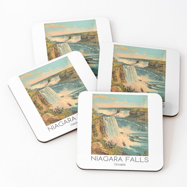 Item preview, A Vintage Travel Illustration of Niagara Falls - Canada  designed and sold by GoodOldVintage.