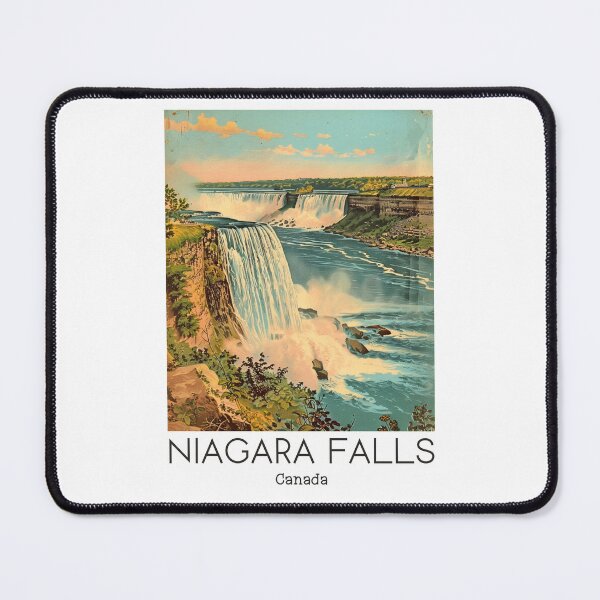 Item preview, A Vintage Travel Illustration of Niagara Falls - Canada  designed and sold by GoodOldVintage.