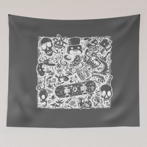 Item preview, Skateboard Doodle Art designed and sold by SociallyRemoved.