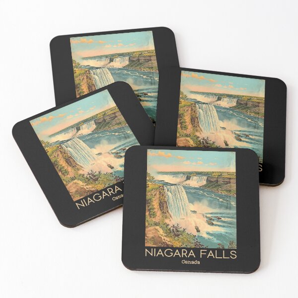Item preview, A Vintage Travel Illustration of Niagara Falls - Canada  designed and sold by GoodOldVintage.