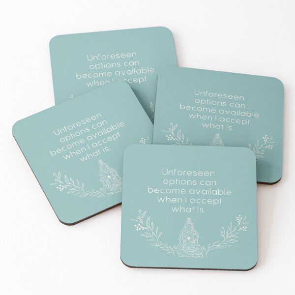 Item preview, Unforeseen options can become available when I accept what is.  designed and sold by Letitgo.guru Swag.