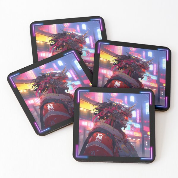 Item preview, He is a Cyberpunk Samurai living in the night of Mega Tokyo. designed and sold by Mecha Brave Studio.