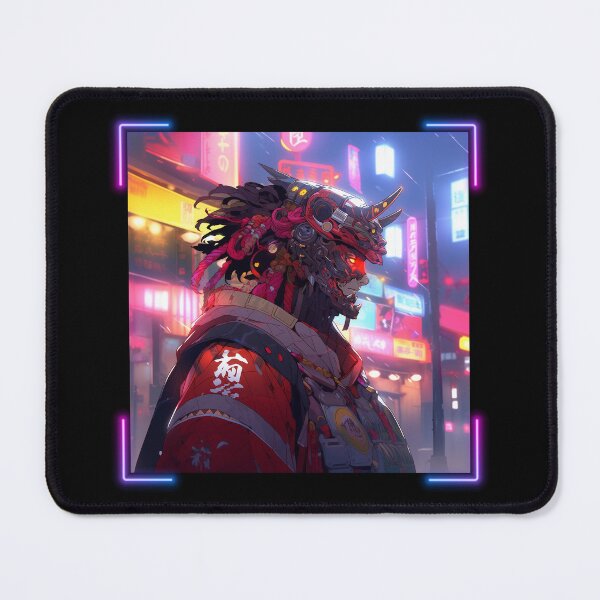 Item preview, He is a Cyberpunk Samurai living in the night of Mega Tokyo. designed and sold by Mecha Brave Studio.